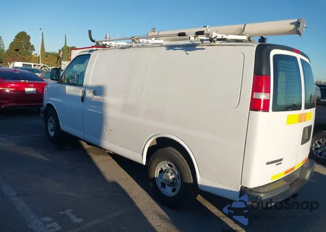 2014 Chevrolet Express 2500 Work Van из США, поврежденный, VIN 1GCWGFCB4E1122593